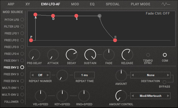 10 env lfo