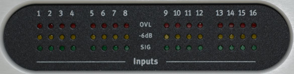front inputs