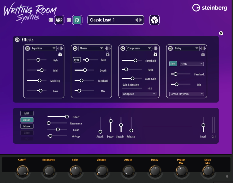 06a Cubase15 Writingsynth