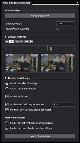 videoschnitterkennung