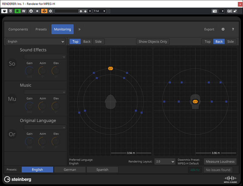 45 mpeg h monitoring