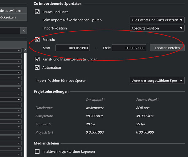 EE Tracksimport