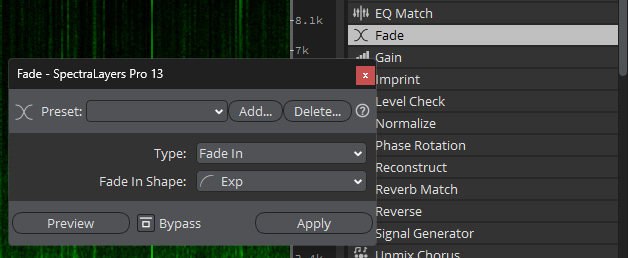 modul fade